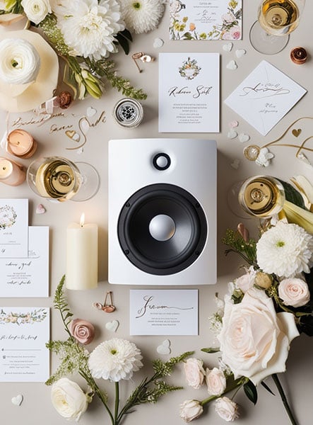 Music and memories in digital invitations