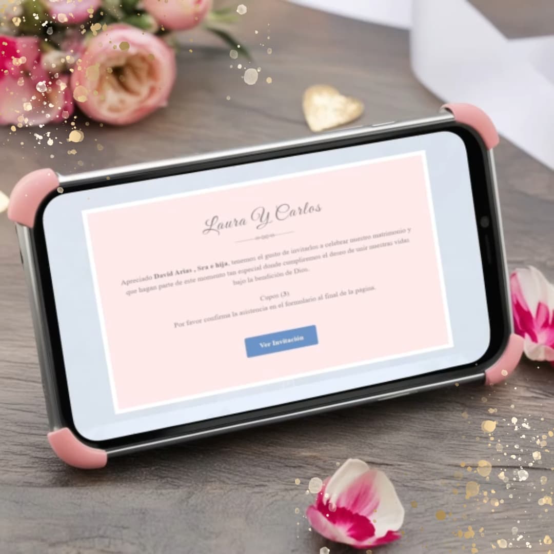 Personalized digital invitation design